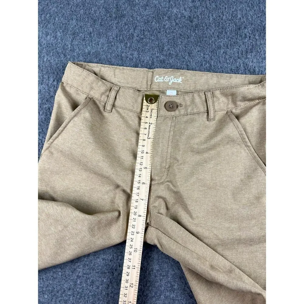 Cat &‎ Jack Boys' Casual Khaki Shorts Size 14